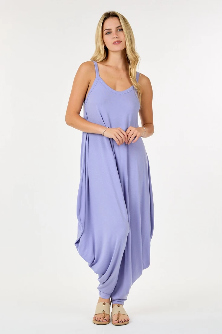 Loose Fit Jumper With Spaghetti Straps